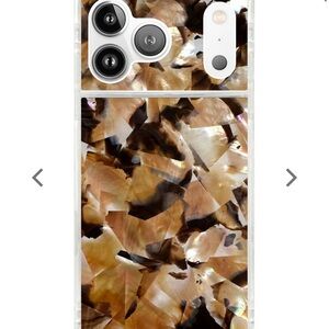 Flaunt Brown Abalone Shell iPhone Case